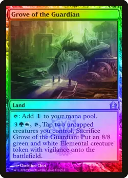Grove of the Guardian FOIL Return to Ravnica PLD Land Rare MTG CARD ABUGames - Image 1