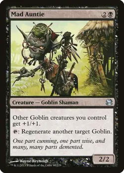 Mad Auntie Modern Masters NM Black Uncommon MAGIC THE GATHERING CARD ABUGames - Image 1