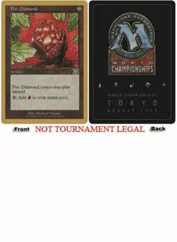Fire Diamond (Kai Budde - 1999) World Championship NM Uncommon CARD ABUGames - Image 1