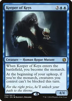 Keeper of Keys Conspiracy Take the Crown PLD Blue Rare MAGIC CARD ABUGames - Image 1