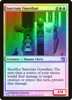 Sanctum Guardian FOIL 9th Edition PLD White Uncommon MAGIC MTG CARD ABUGames - Image 1