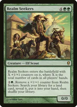 Realm Seekers Conspiracy NM Green Rare MAGIC THE GATHERING MTG CARD ABUGames - Image 1