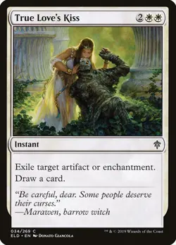 True Love's Kiss FOIL Throne of Eldraine NM White Common MAGIC MTG CARD ABUGames - Image 1
