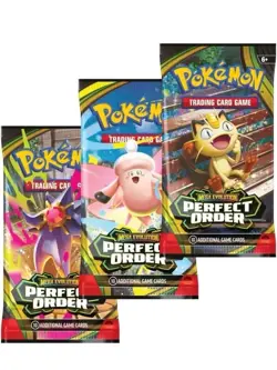 Sealed Pokemon TCG Perfect Order Booster Packs 12 Available UK Free Mystery Card - Image 2