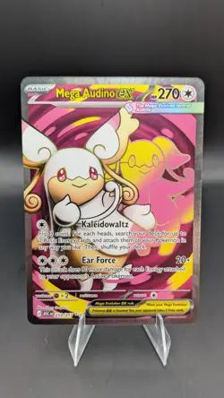 Pokemon Mega Audino EX 253/217 Full Art Ultra Rare Ascended Heroes English NM - Image 1