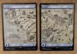 x2 Island - Universes Beyond: Lord of the Rings - Land 274 275 - NM MTG - Image 1