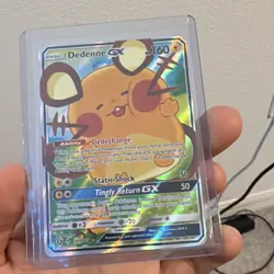 Pokemon Dedenne GX 195A/214 Alternate Art Promo Holo 160 HP Basic English - Image 3
