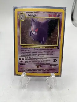 Gengar 5/62 Fossil Unlimited Holofoil Pokemon Card in Condition - Image 1