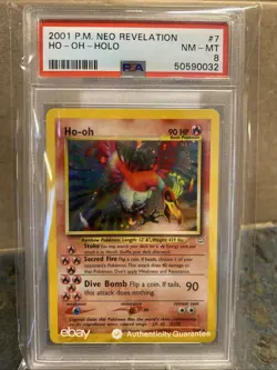 Pokemon Ho-oh Double Holo Neo Revelation 7/64 - Image 1