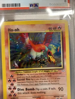 Pokemon Ho-oh Double Holo Neo Revelation 7/64 - Image 2