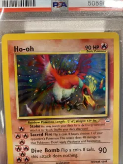 Pokemon Ho-oh Double Holo Neo Revelation 7/64 - Image 3