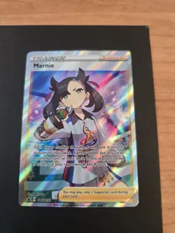 Pokemon Card Marnie SWSH121 Promo Trainer Supporter Near Mint - Image 1