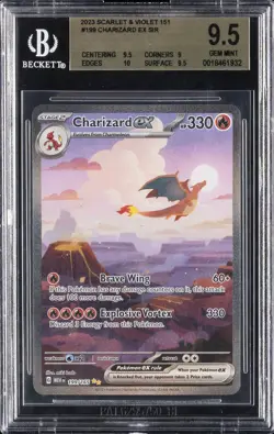 2023 POKEMON 151 #199 CHARIZARD EX BGS 9.5 - Image 1