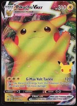 Pikachu VMAX SWSH062 Holo Promo Sword & Shield Promo Pokemon Near Mint - Image 1
