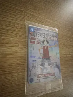 One Piece x Rutgers College Basketball US Voyage Monkey D. Luffy Trading Card - Image 2