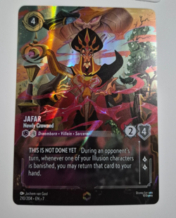 Disney Lorcana Archazia's Island Enchanted Jafar Newly Crowned English Rare - Image 2