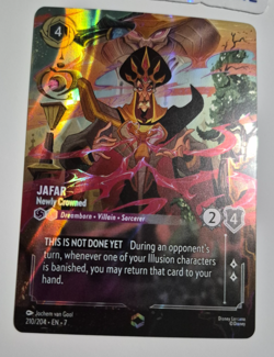 Disney Lorcana Archazia's Island Enchanted Jafar Newly Crowned English Rare - Image 3