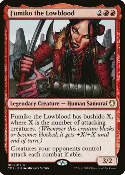 Fumiko the Lowblood Commander Anthology Volume II NM Red Rare CARD ABUGames - Image 1