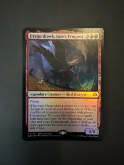 Dragonhawk, Fate’s Tempest Foil! MtG Rare 0132 - Image 1