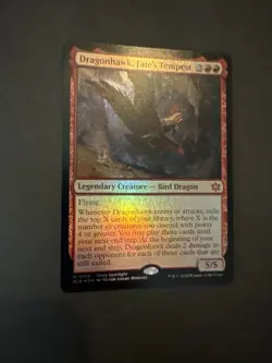 Dragonhawk, Fate’s Tempest Foil! MtG Rare 0132 - Image 3