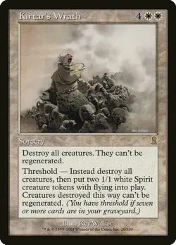 Kirtar's Wrath Odyssey NM White Rare MAGIC THE GATHERING MTG CARD ABUGames - Image 1
