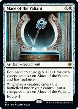 Mace of the Valiant (Brawl Deck) Throne of Eldraine NM Rare CARD ABUGames - Image 1
