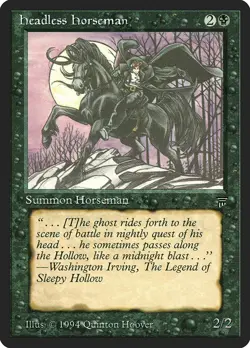 Headless Horseman Legends PLD Black Common MAGIC THE GATHERING CARD ABUGames - Image 1