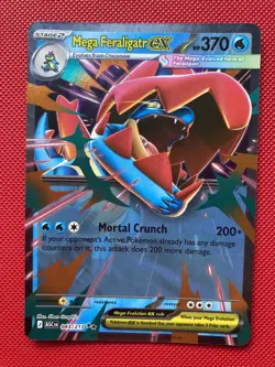 Mega Feraligatr ex - 043/217 ME: Ascended Heroes - Pokemon Card - NM - Image 1