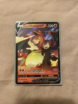 Lance's Charizard V SWSH133 - Celebrations Promo Pokemon Card - Image 1