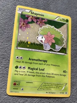 Shaymin XY188 Pokemon Card Black Star Promo Cosmos Holo 2017 - Image 3
