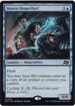 Waxen Shapethief #74 (Foil) (NM) Aetherdrift DFT Magic MTG - Image 1