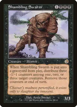 Shambling Swarm Torment PLD Black Rare MAGIC THE GATHERING MTG CARD ABUGames - Image 1