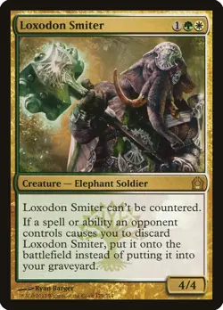 Loxodon Smiter Return to Ravnica NM White Green Rare MAGIC MTG CARD ABUGames - Image 1