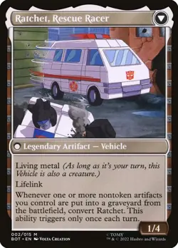 MTG - Ratchet, Field Medic - BOT 002/015 - Universes Beyond: Transformers Mythic - Image 2