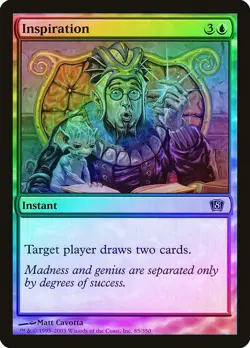 Inspiration FOIL 8th Edition PLD Blue Common MAGIC GATHERING CARD ABUGames - Image 1