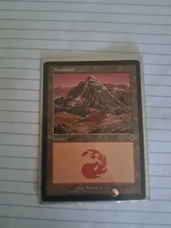 MTG Magic the Gathering Mountain 1995 - Image 2