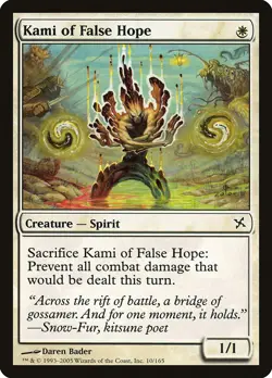 Kami of False Hope Betrayers of Kamigawa NM White Common MAGIC CARD ABUGames - Image 1