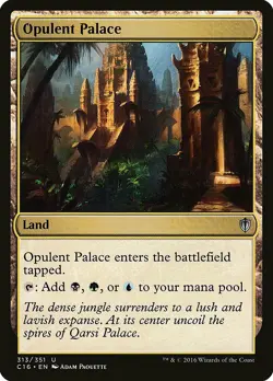 Opulent Palace Commander 2016 NM Land Uncommon MAGIC GATHERING CARD ABUGames - Image 1