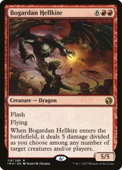 Bogardan Hellkite Iconic Masters NM Red Rare MAGIC THE GATHERING CARD ABUGames - Image 1