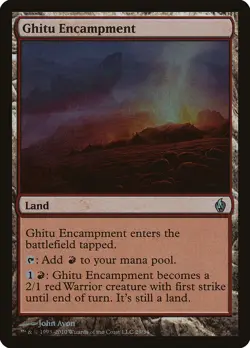 Ghitu Encampment FOIL Premium Deck Series: Fire and Lightning NM CARD ABUGames - Image 1