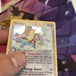 Pokemon Card Delcatty Ruby & Sapphire Holo 5/109 Look At Pics For Condition - Image 4