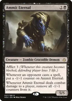 Ammit Eternal Hour of Devastation NM Black Rare MAGIC GATHERING CARD ABUGames - Image 1
