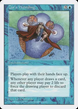 Zur's Weirding 5th Edition NM Blue Rare MAGIC THE GATHERING MTG CARD ABUGames - Image 1