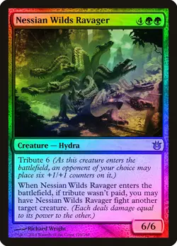Nessian Wilds Ravager FOIL Born of the Gods PLD Green Rare MTG CARD ABUGames - Image 1