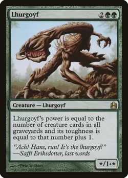 Lhurgoyf Commander NM Green Rare MAGIC THE GATHERING MTG CARD ABUGames - Image 1