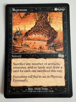 Reprocess - MTG - Urza's Saga - ENGL - ©1998 M/NM Rare - Image 1