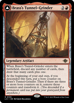 Brass's Tunnel-Grinder // Tecutlan, The Searing Rift [The Lost Caverns of Ixalan - Image 1