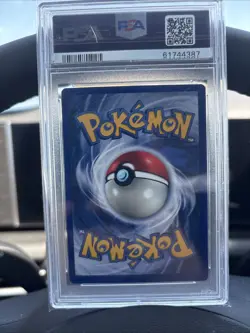 1999 vintage POKEMON Base Set SHADOWLESS WARTORTLE PSA 9 MINT #42/102 —CLEAN— - Image 2