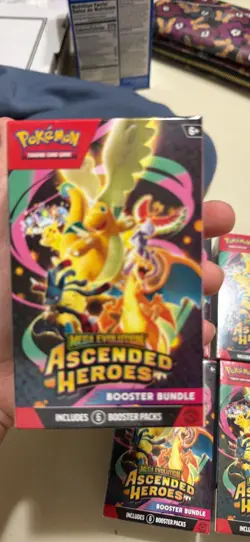 Pokemon TCG Mega Evolution Ascended Heroes Booster Bundle 6 Packs - Image 2