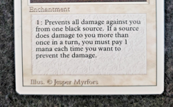MTG Circle of Protection: Black Card Revised NP MINT (DS3D1K7) - Image 5